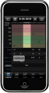 SiDiary on the iPhone